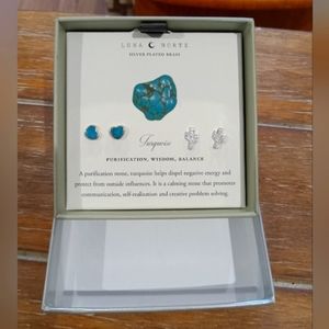 Turquoise earring set